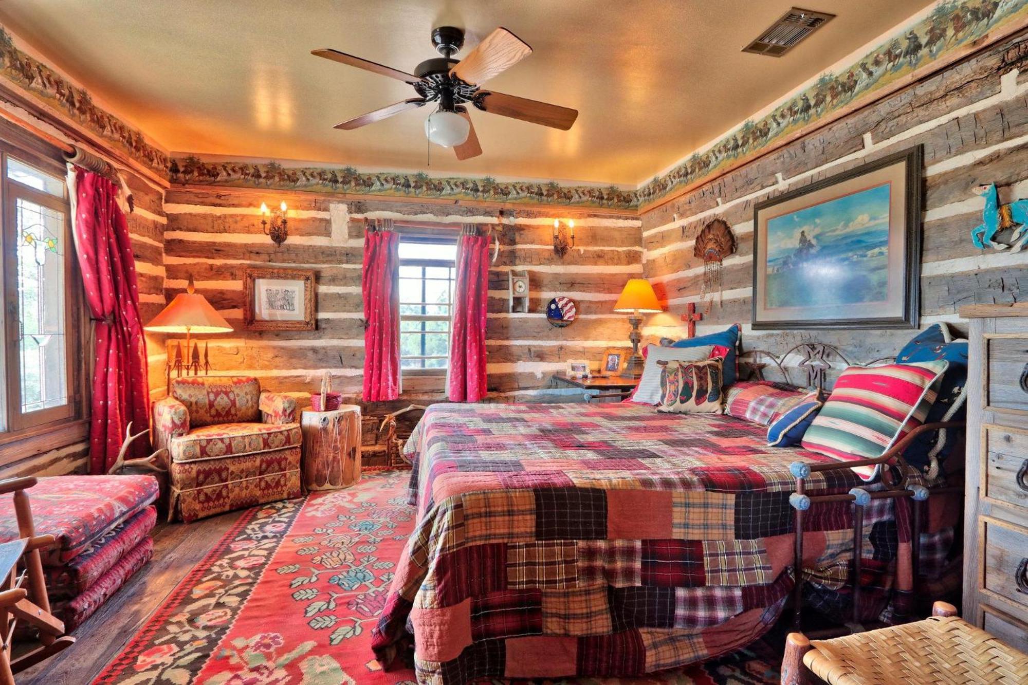 Log Cabin At Old Glory Ranch Wimberley Buitenkant foto